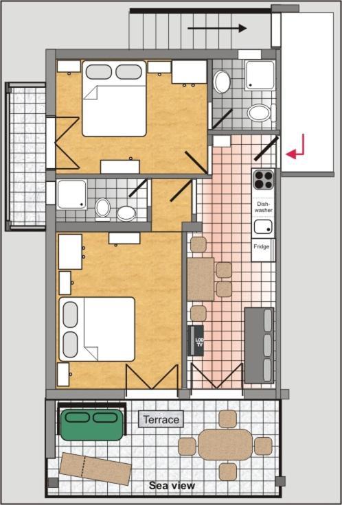 Apartments Dora Banjol Esterno foto